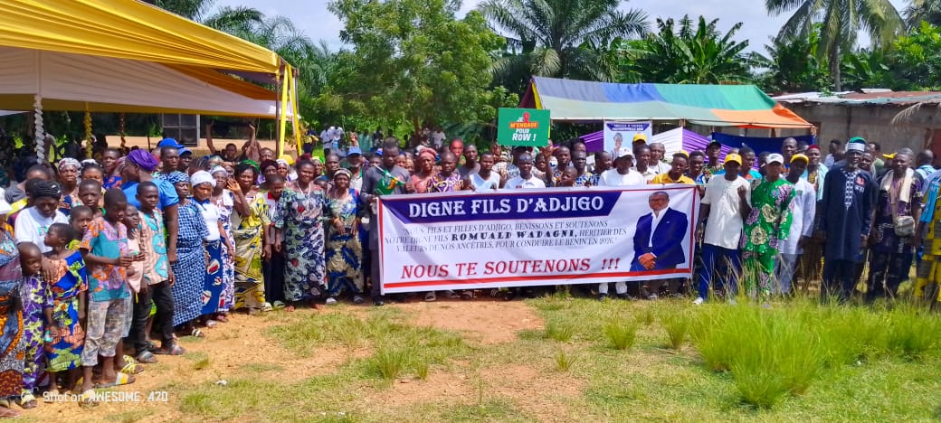 ... massivement pour clamer leur soutien au fils du terroir