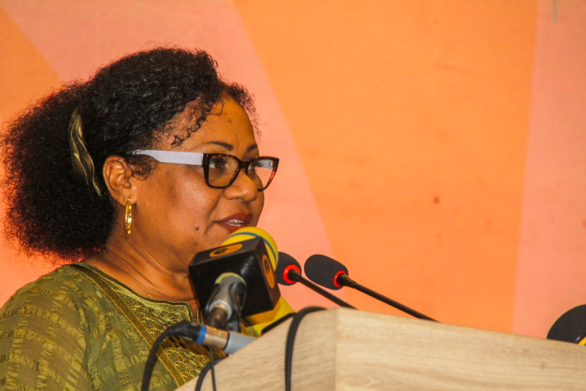 La ministre des Affaires sociales et de la Microfinance, Véronique Tognifodé