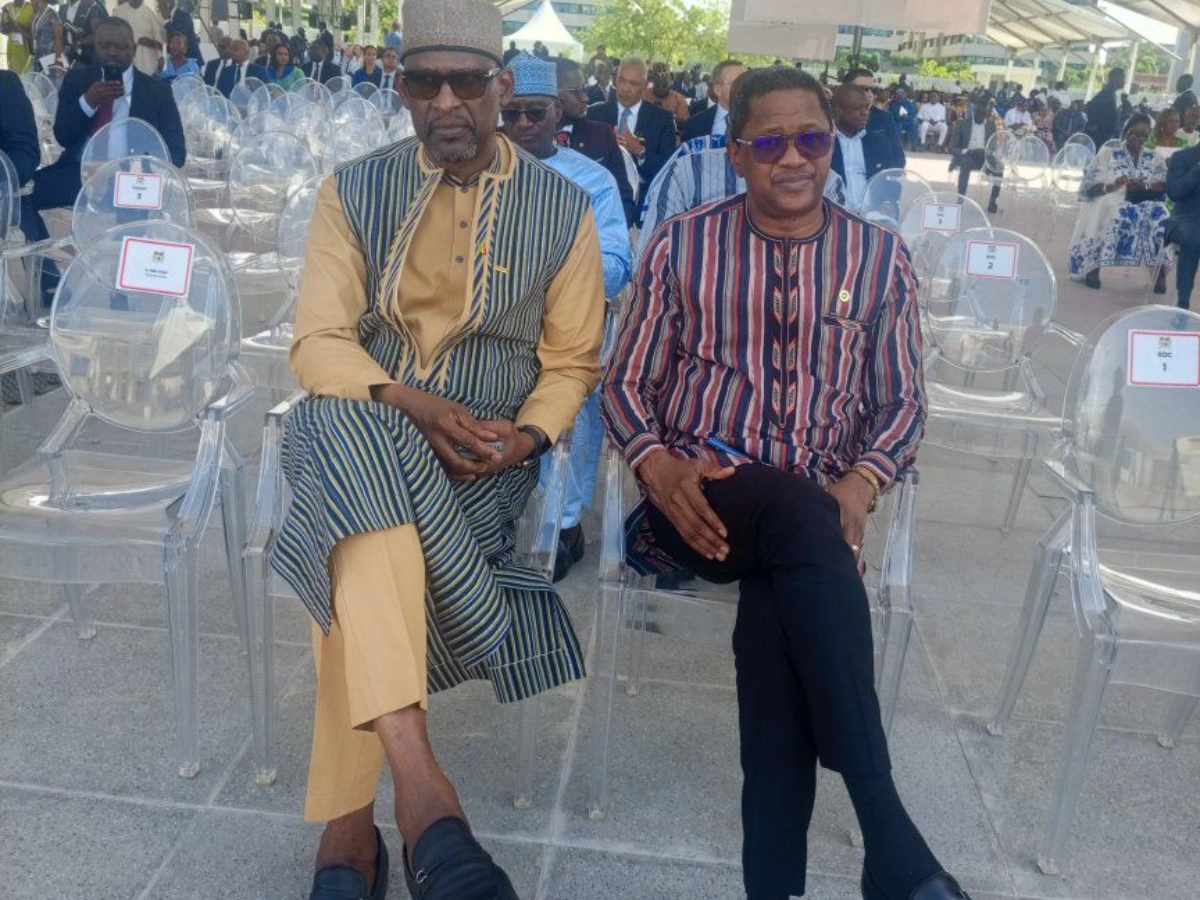 Investiture de Romuald Wadagni au Bénin : les ministres des Affaires étrangères du Burkina Faso et du Mali présents à Cotonou Jean Marie Traoré et Abdoulaye Diop