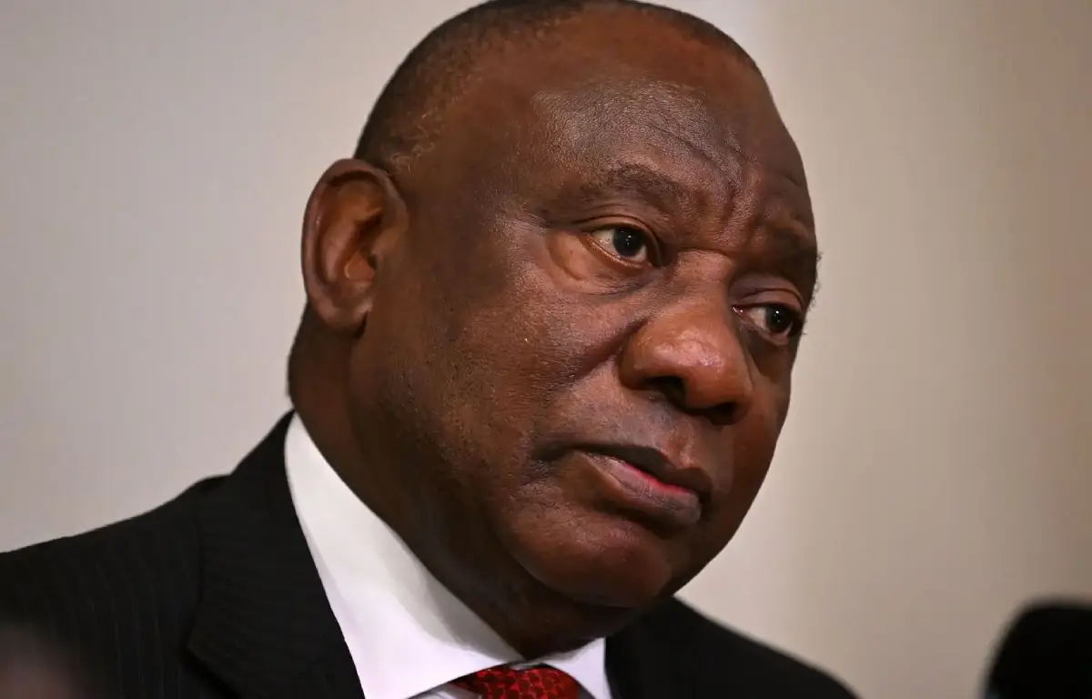 Cyril Ramaphosa, président de l'Afrique du Sud