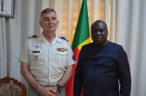 Coopération militaire : Gildas Agonkan reçoit l’attaché de défense de la France près le Bénin
