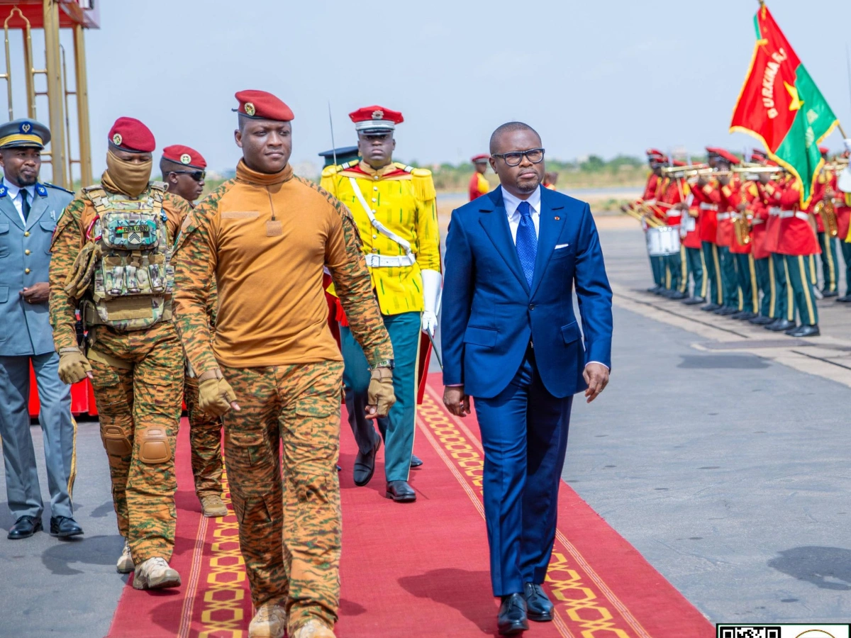 Ibrahim Traoré reçoit Romuald Wadagni