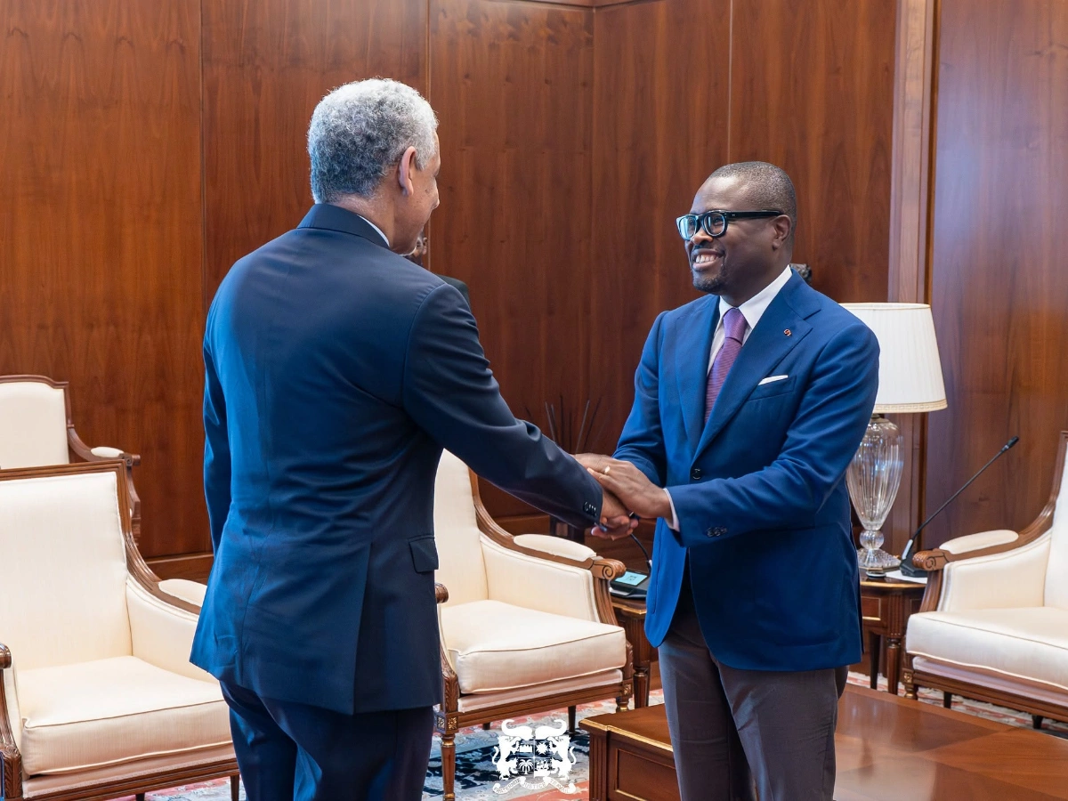 Palais de la Marina : le Président Romuald Wadagni échange avec Sidi Ould Tah