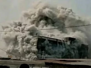 Immeuble incendié à Akpakpa au Bénin : deux indo-pakistanais jugés au tribunal de Cotonou
