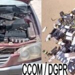 Cotonou : 26 560 plaquettes de Tramacking découvertes dans un véhicule en feu à Agla