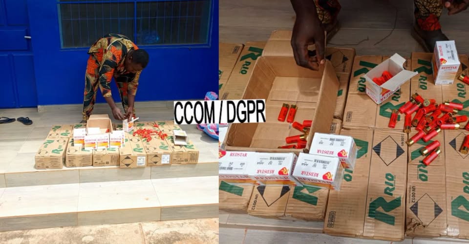Bénin : 3250 cartouches de calibre 12 saisies à Parakou, un individu interpellé