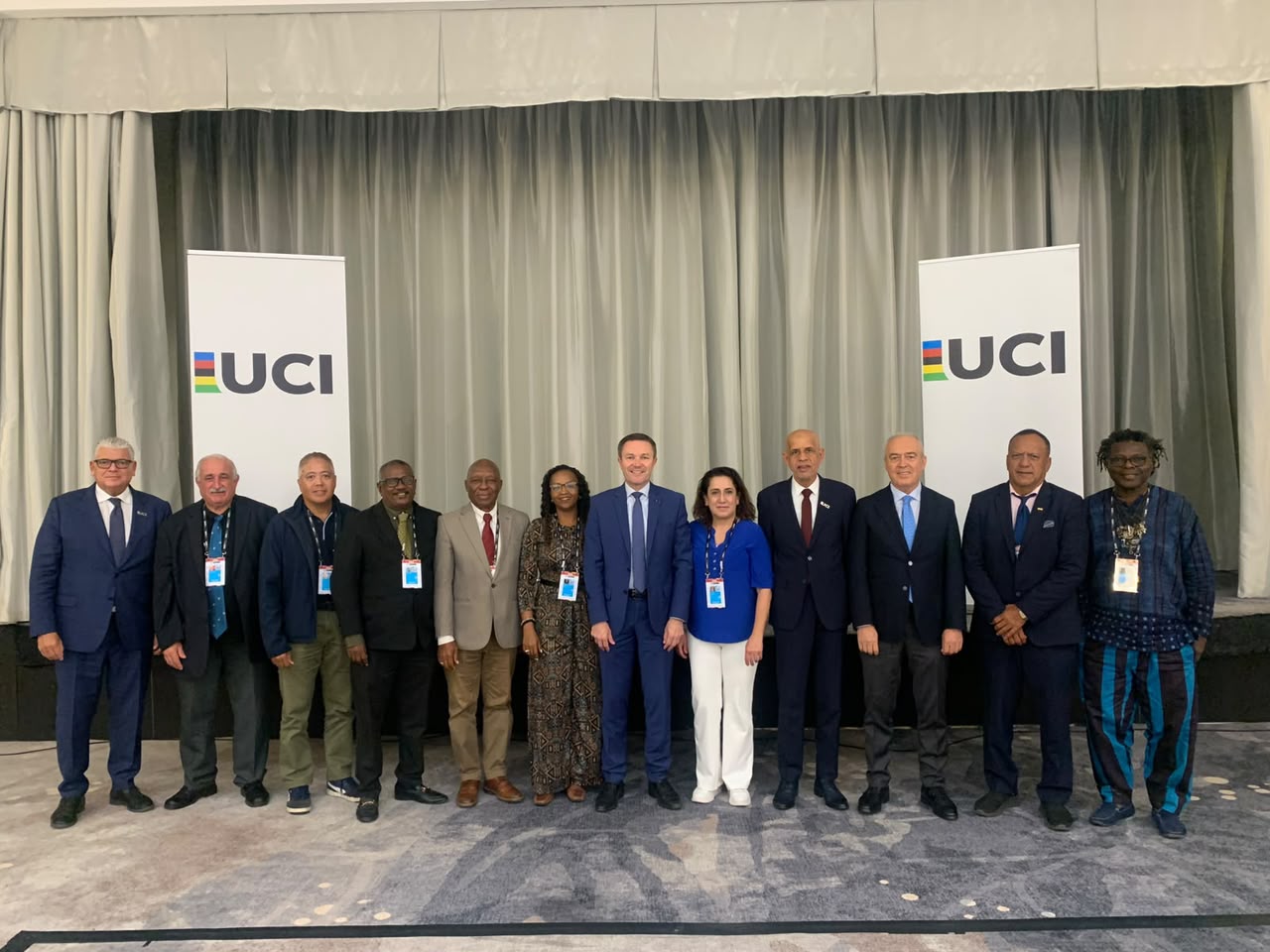 Cyclisme :  Romuald Hazoumè au Congrès de l’UCI à Montréal