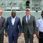 Marine béninoise : le ministre Agonkan accueille la marine portugaise à Cotonou
