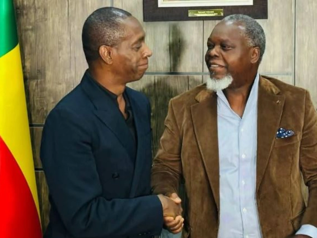 Claudy Siar et Edouard Loko