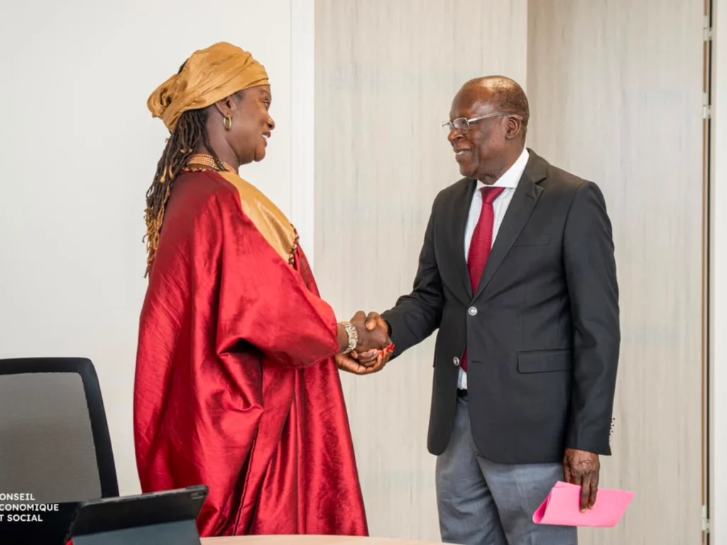 CES, Bio Tchané échange avec la Coordonnatrice résidente du Système des Nations Unies au Bénin