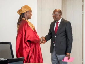 CES, Bio Tchané échange avec la Coordonnatrice résidente du Système des Nations Unies au Bénin